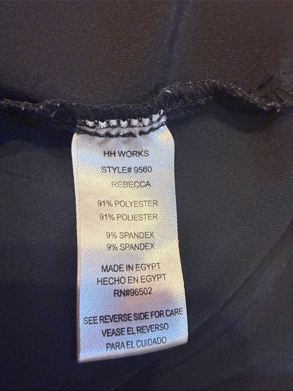 ⚜️ black HEALING HANDS Rebecca pants sz Small - Picture 4 of 5